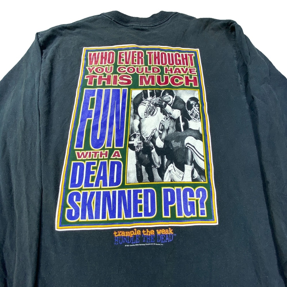 Vintage Delta 1997 Hurdle Dead Trample Weak Shirt Large‎ Football Retro Y2K USA